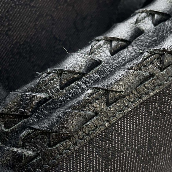 Gucci Bag Charm GG Canvas Tote Black - Picture 9 of 11